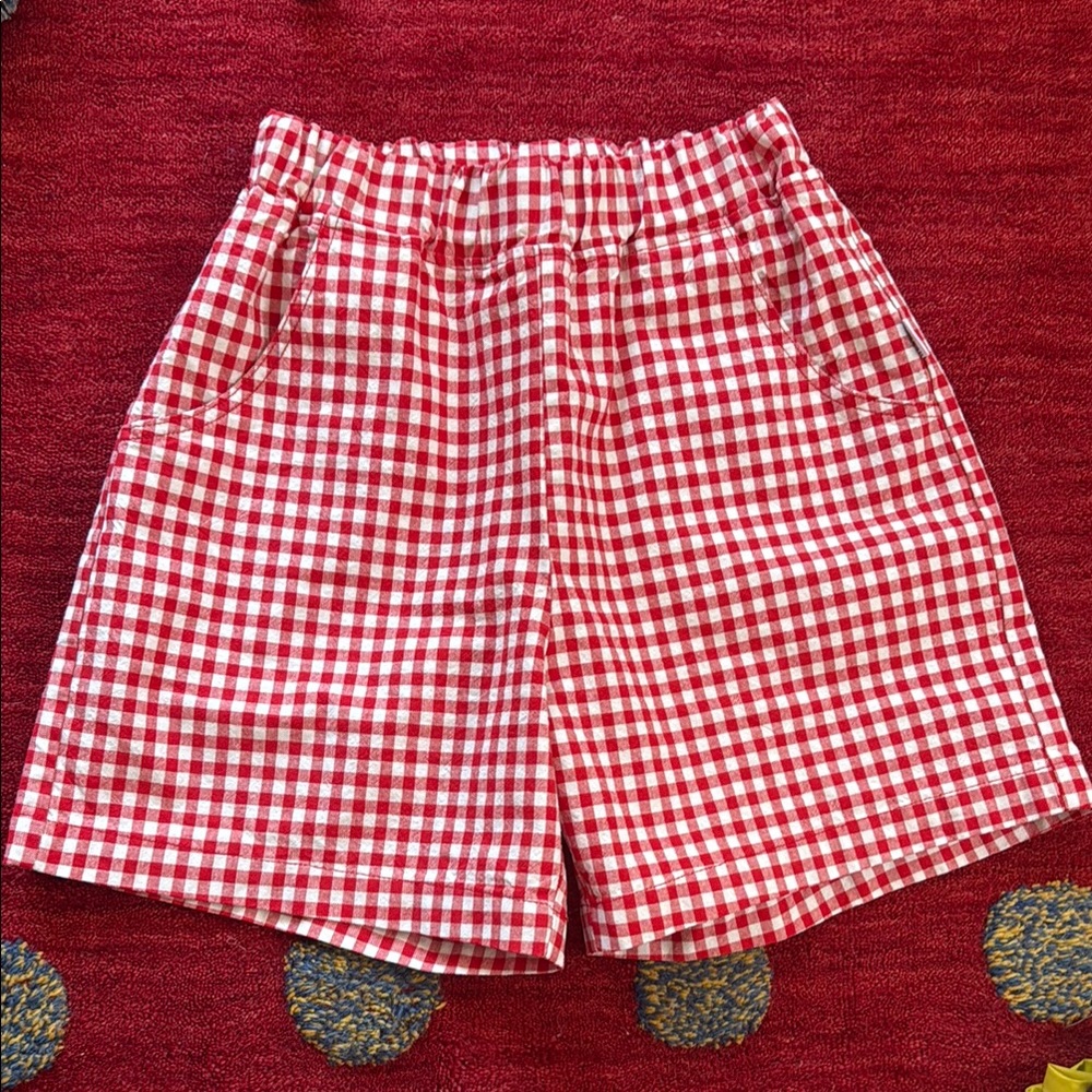 Le Bon Shoppe City Shorts Red Gingham